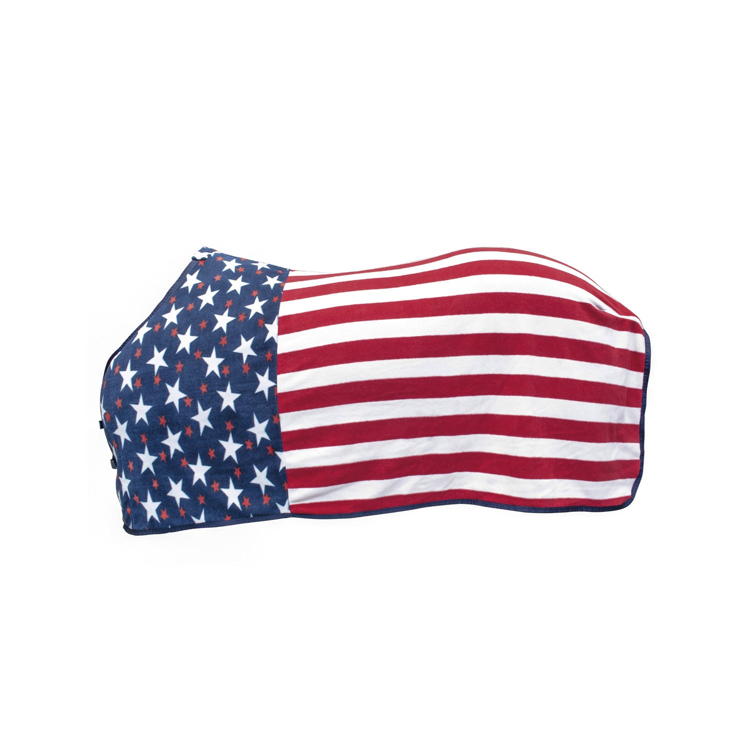CHICAGO WESTERN RUG ANTI-PILLING FLEECE US FLAG.