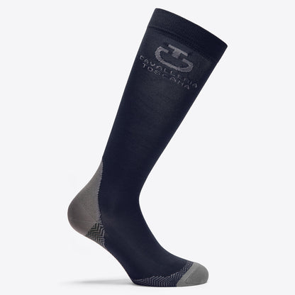 Cavalleria Toscana CT Ladies Jacquard Logo Sock 3 Pack