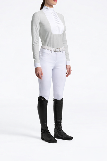 Cavalleria Toscana CT Ladies Jacquard Jersey Long-Sleeved Competition Shirt