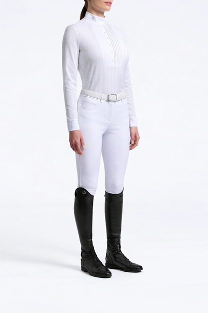 Cavalleria Toscana CT Ladies Jacquard Jersey Long-Sleeved Competition Shirt