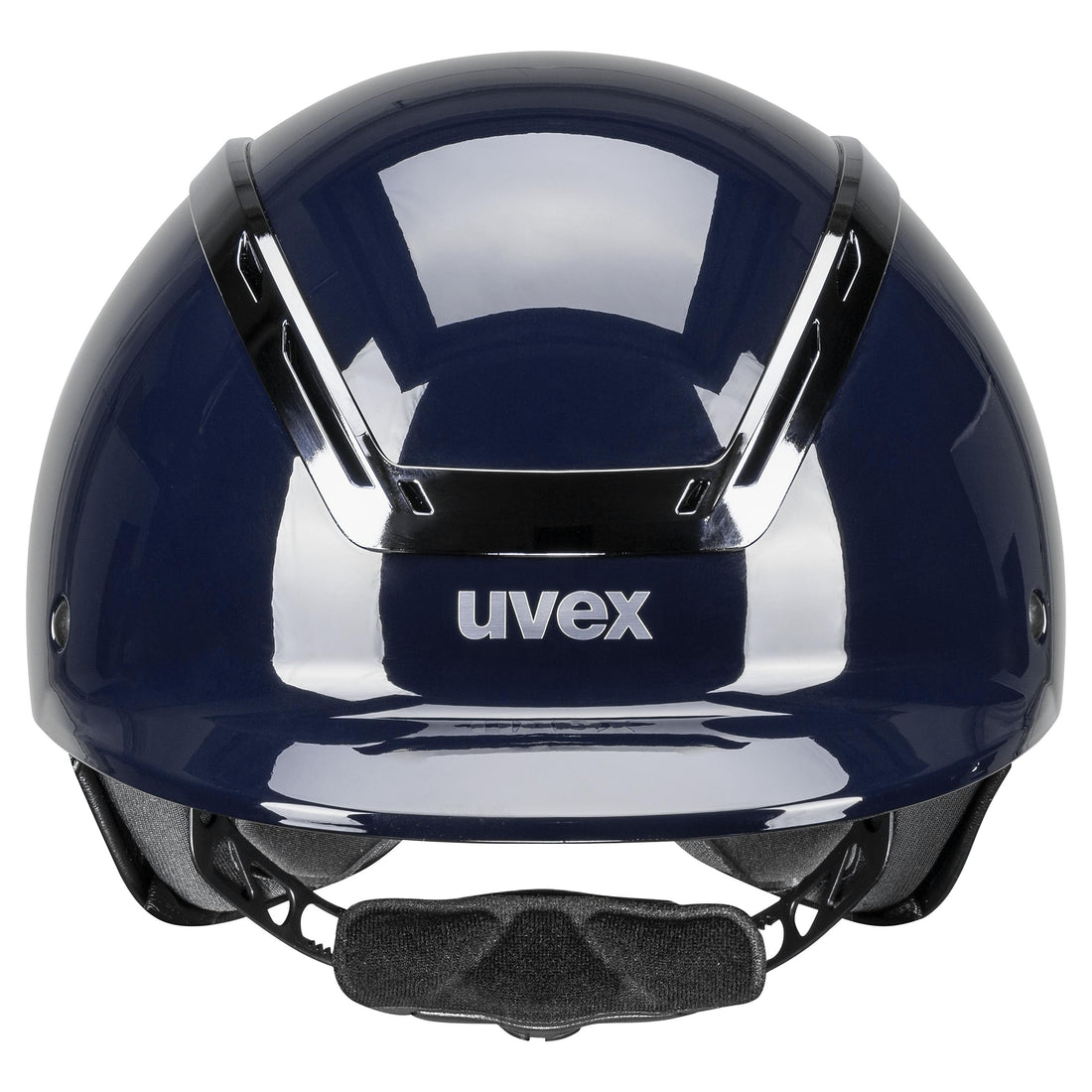 Uvex Exxeed Shiny Chrome Riding Helmet