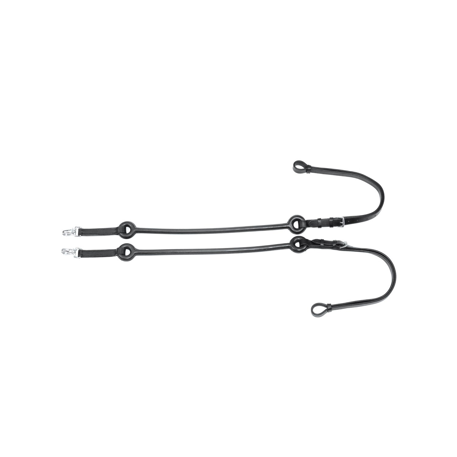 LEATHER ELASTIC REINS.
