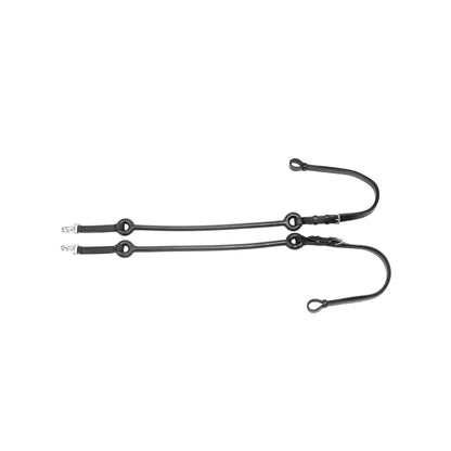 LEATHER ELASTIC REINS.