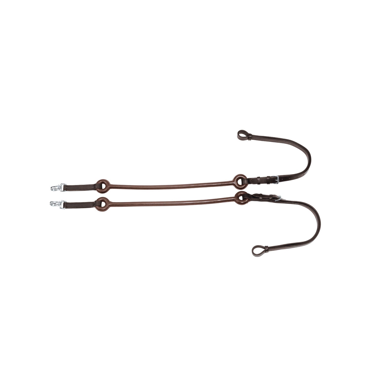 LEATHER ELASTIC REINS.