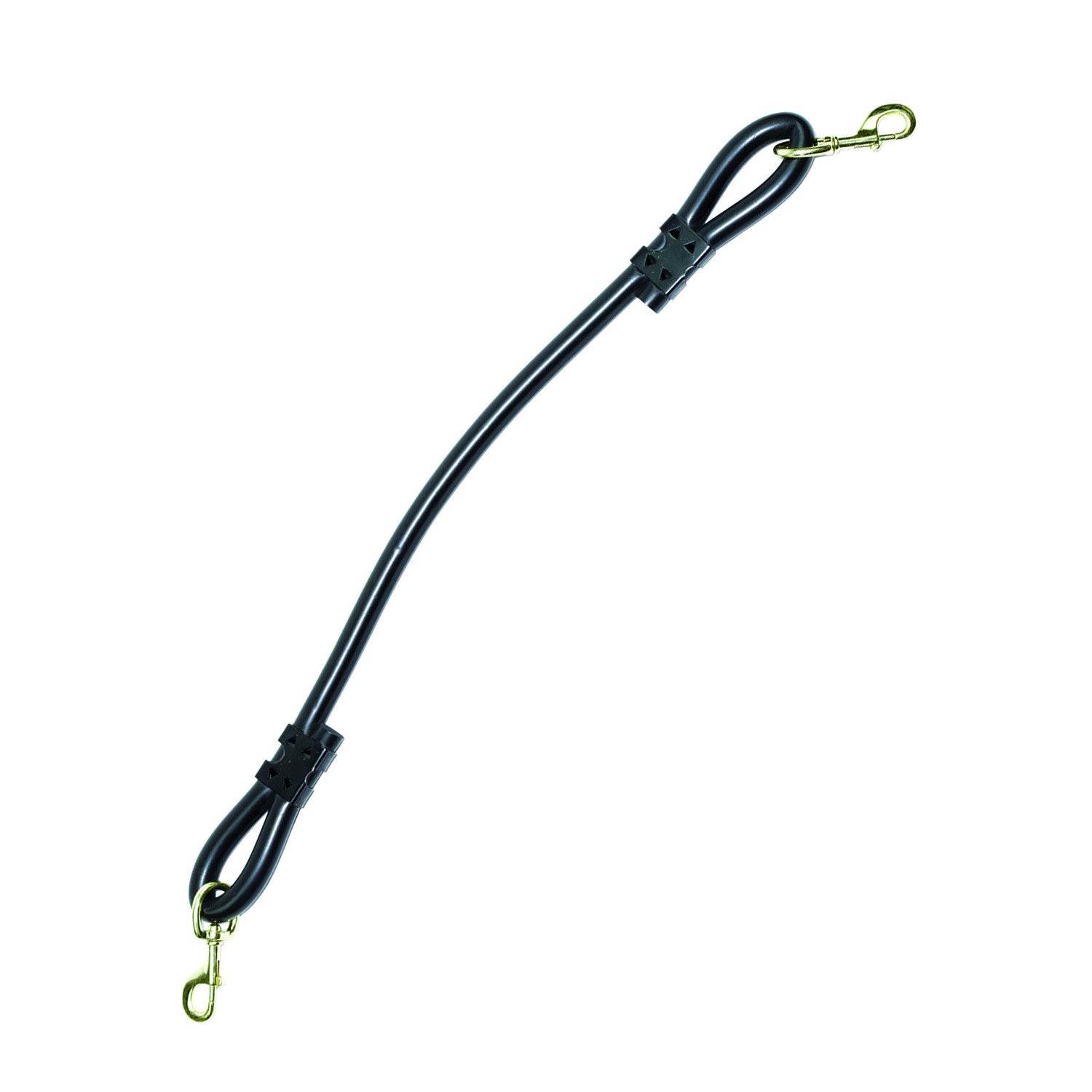 RUBBER TIE WITH DOUBLE SNAP.