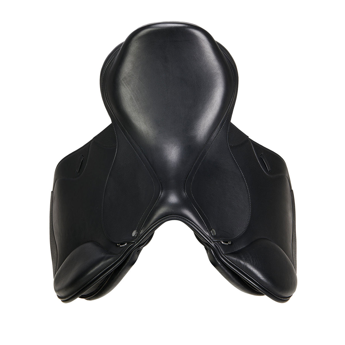 Jumping saddle double leather