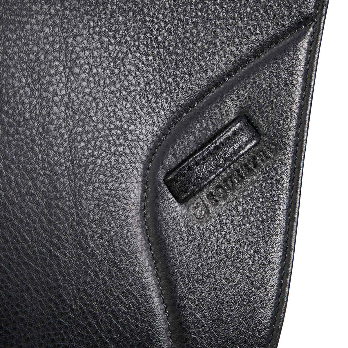 Jumping saddle double leather