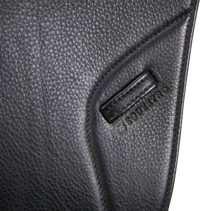 Jumping saddle double leather