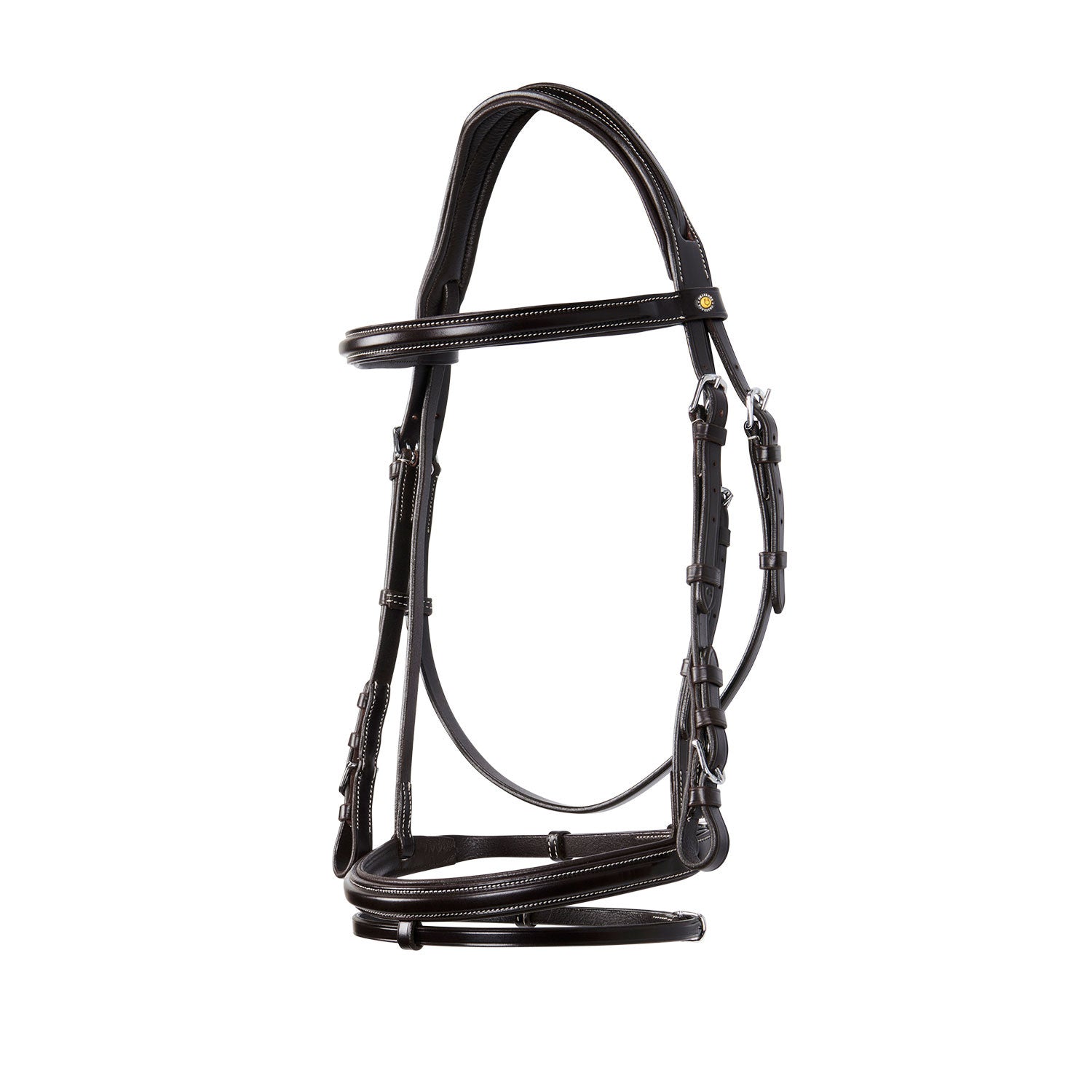 JUMPING LEATHER ENGLISH BRIDLE.