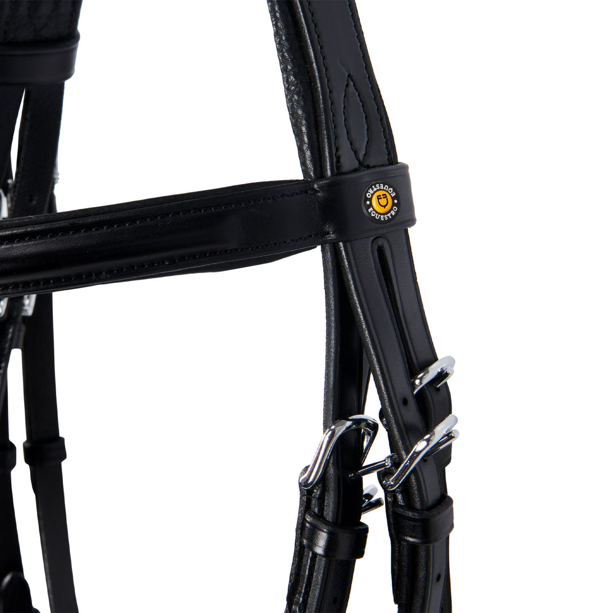 Leather dressage bridle without reins