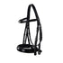 Leather dressage bridle without reins.