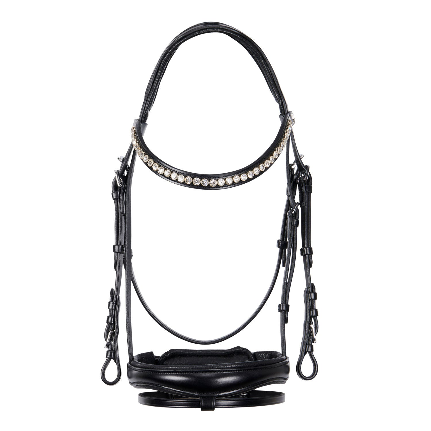 English leather bridle with glitter.
