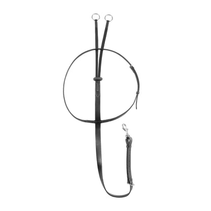Leather collier martingale.