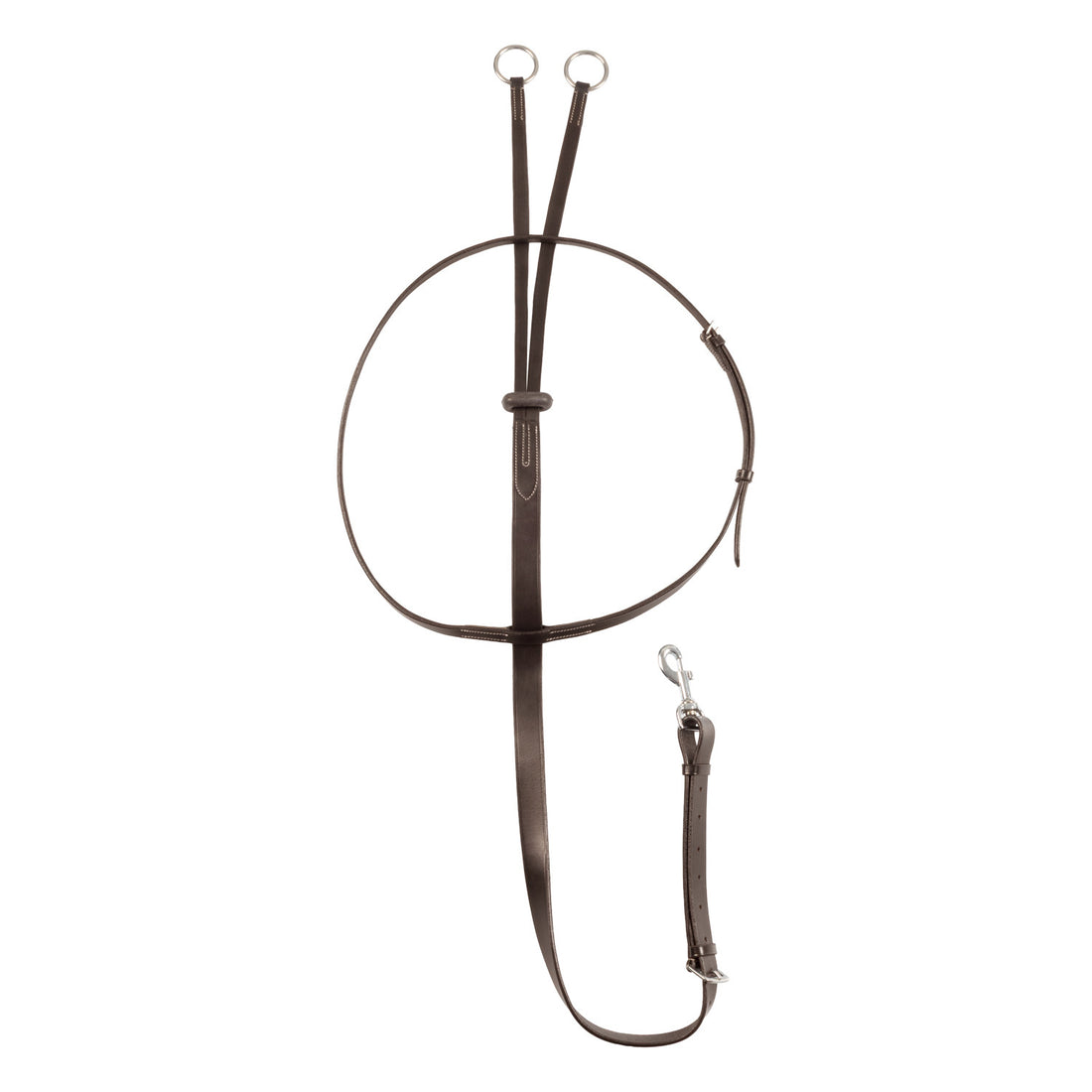 Leather collier martingale.