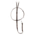 Leather collier martingale.