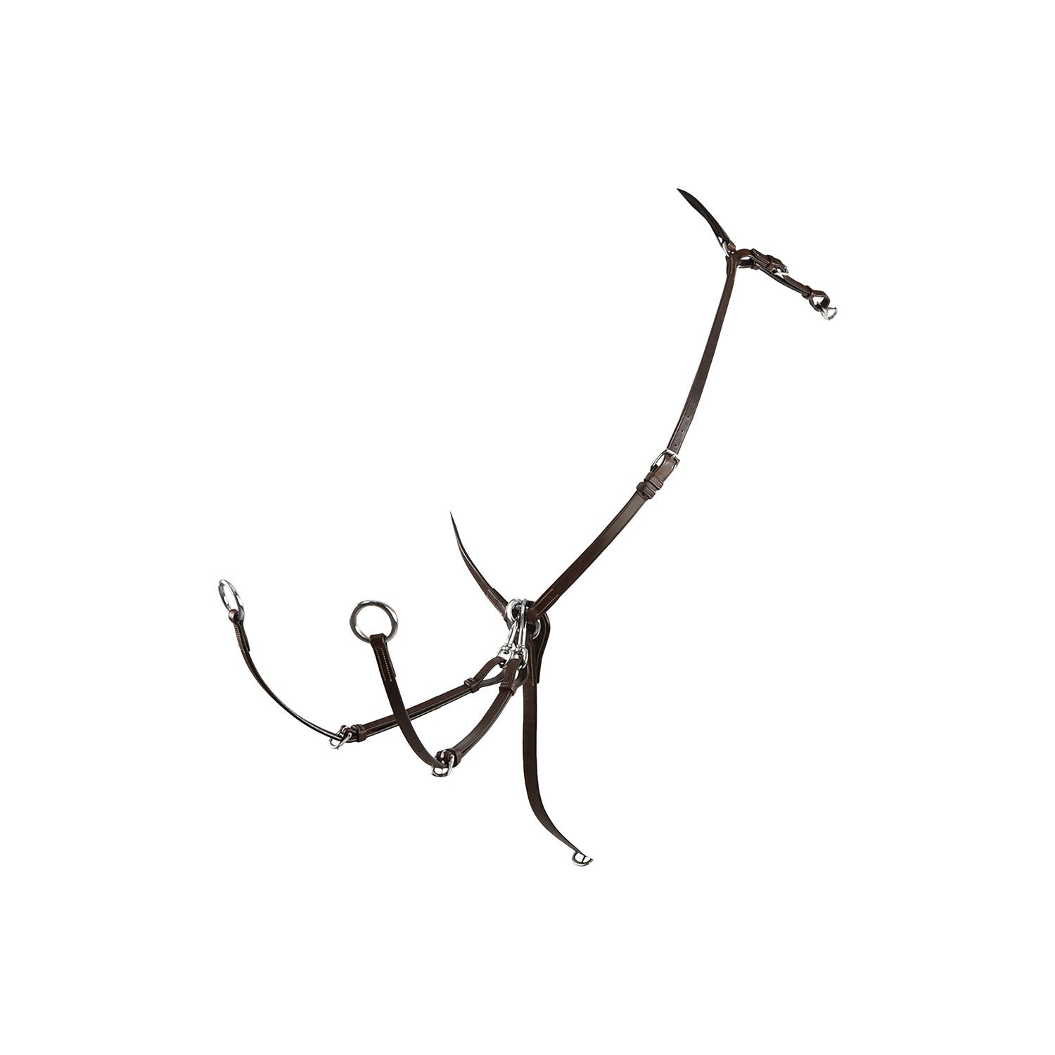 Tanned leather fork hunting breastplate.