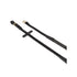 Rubber-reinforced leather reins for English bridle.