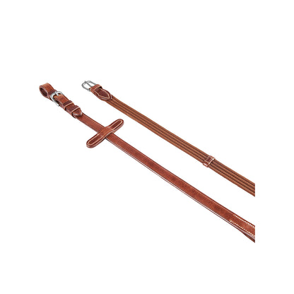 Reins for English bridle with silver buckles.
