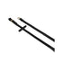 Reins for English bridle with brass buckles.