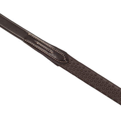 Reins for English bridle with nichel-plated buckles