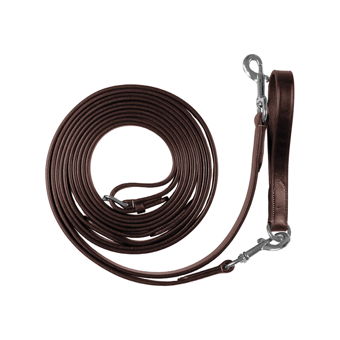 Leather draw reins.