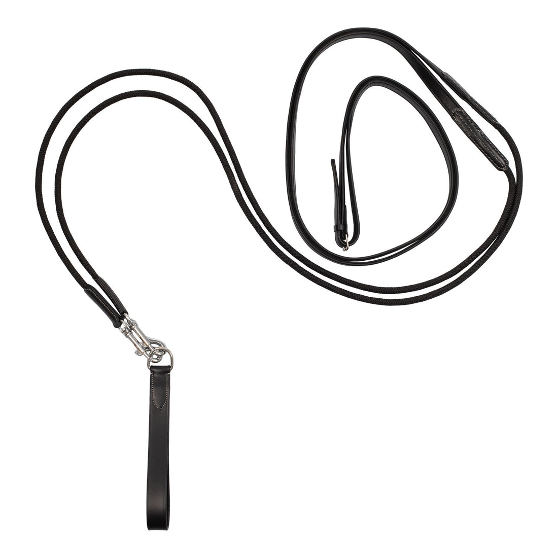 Double leather and nylon draw reins.