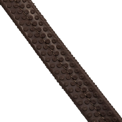 Reins with leather and rubber martingale