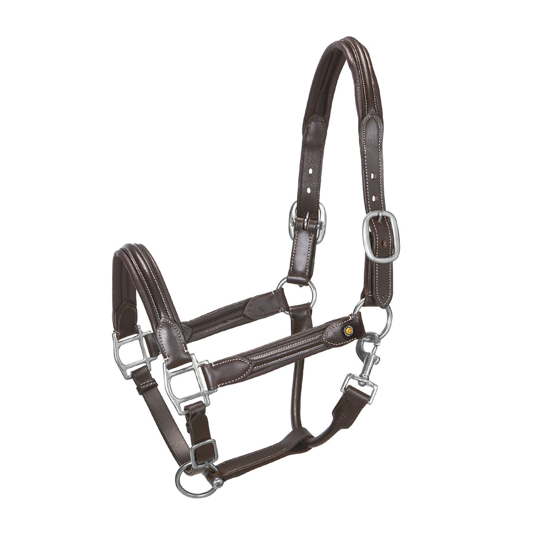 Soft leather halter with durable buckles NEW.