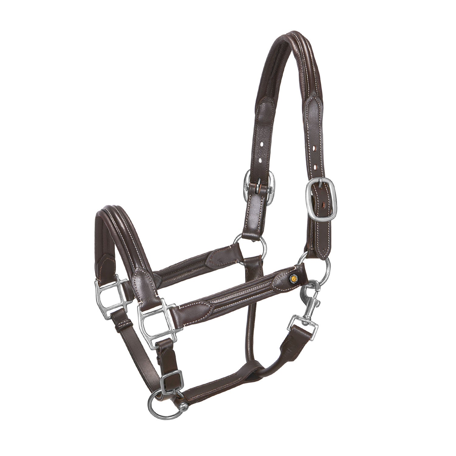 Soft leather halter with durable buckles NEW.
