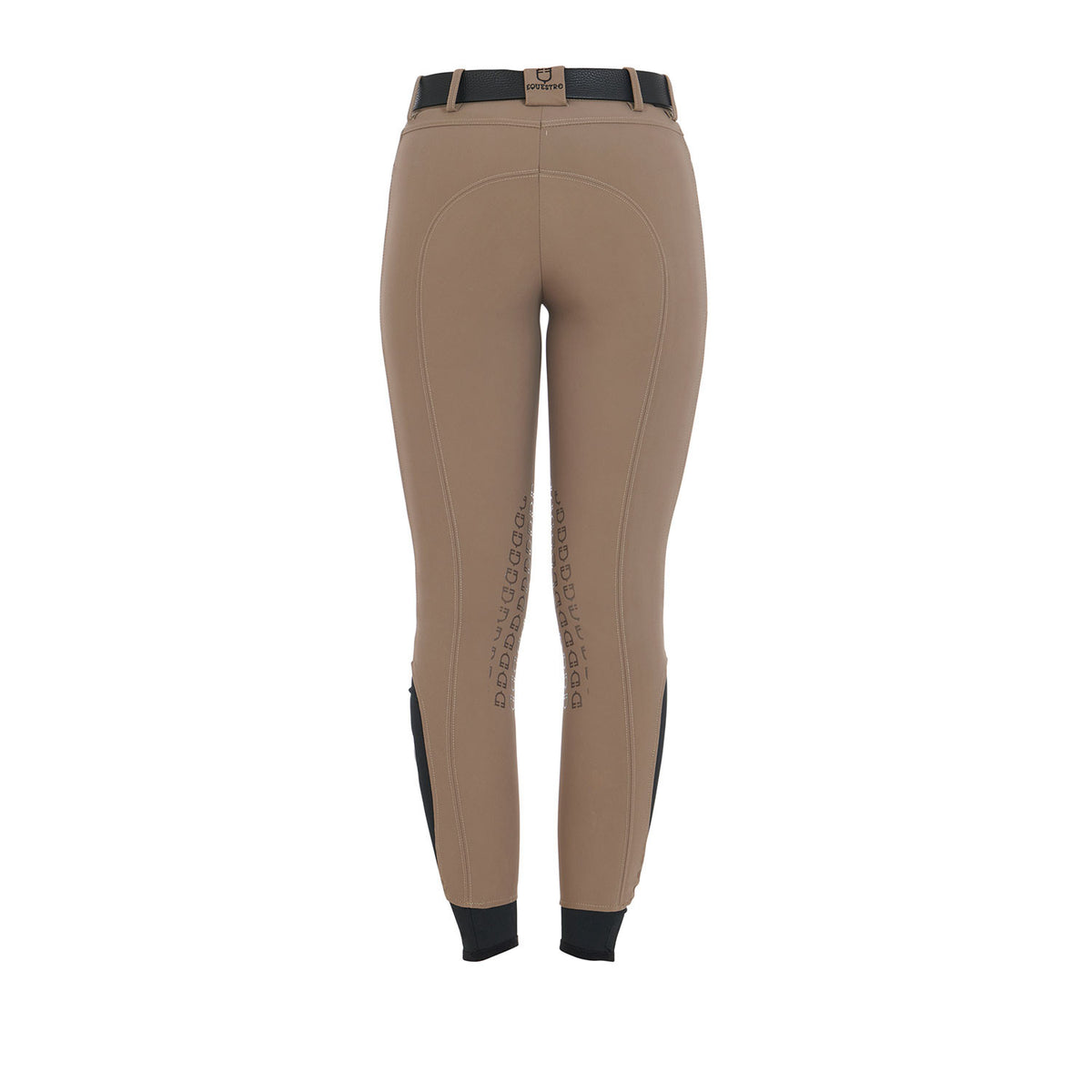Equestro Ladies Slim Fit Grip Breeches With Logo