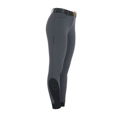 Equestro Ladies Slim Fit Grip Breeches With Logo