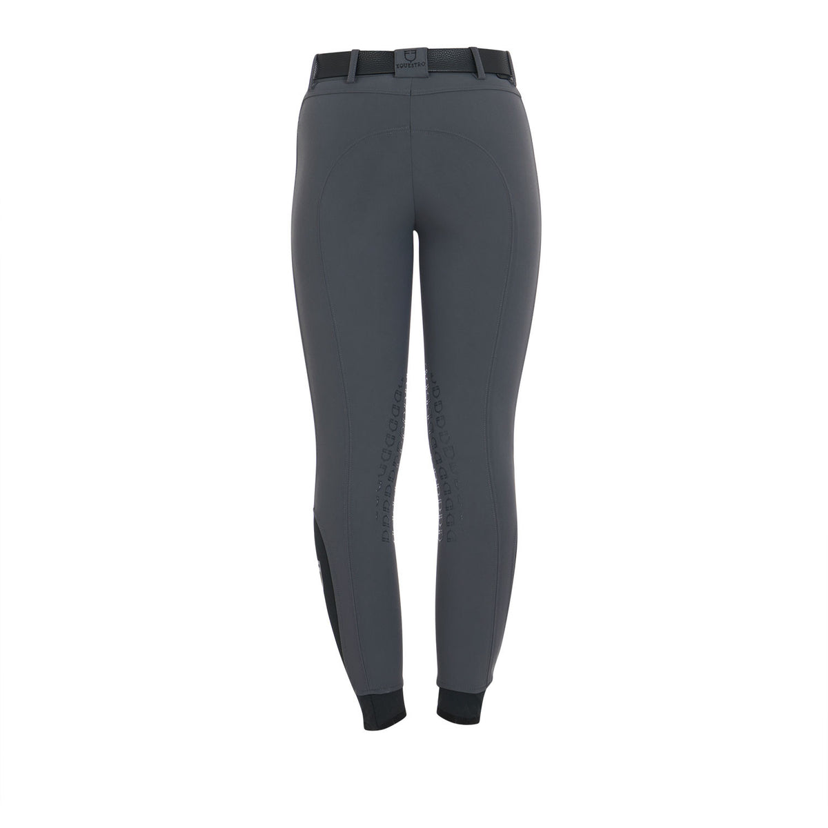 Equestro Ladies Slim Fit Grip Breeches With Logo