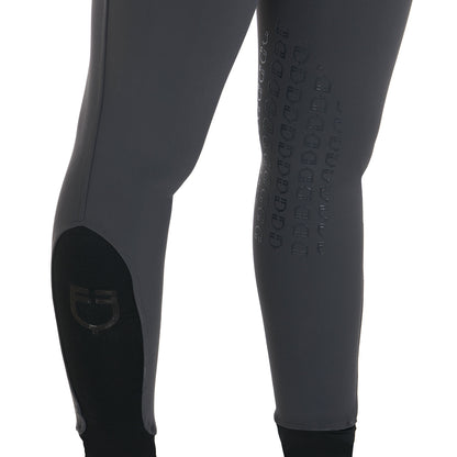 Equestro Ladies Slim Fit Grip Breeches With Logo