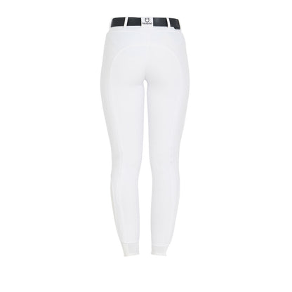Equestro Ladies Slim Fit Grip Breeches With Logo