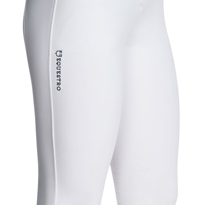 Equestro Ladies Slim Fit Grip Breeches With Logo