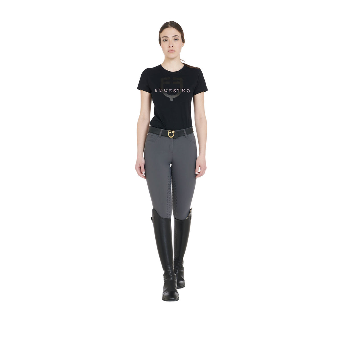 Equestro Ladies Full Grip Slim Fit Breeches