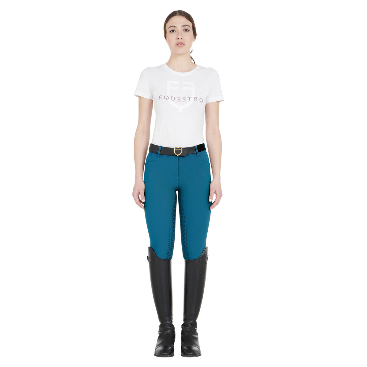 Equestro Ladies Full Grip Slim Fit Breeches