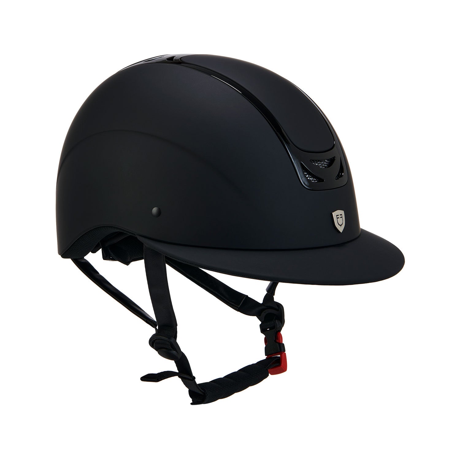 Ultra-light helmet with silk-effect shell.
