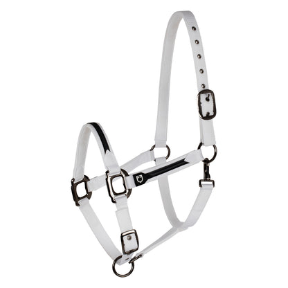 Durable fleece halter.