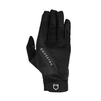 Technical fabric gloves with fleece lining.