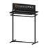 Black steel clothing display  L1000xW400xH1600 mm.
