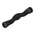 Shaped leather dressage girth with logo pin.