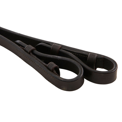Dressage leather double reins
