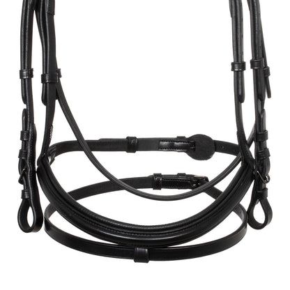 ANATOMIC LEATHER BRIDLE BLACK FITTING
