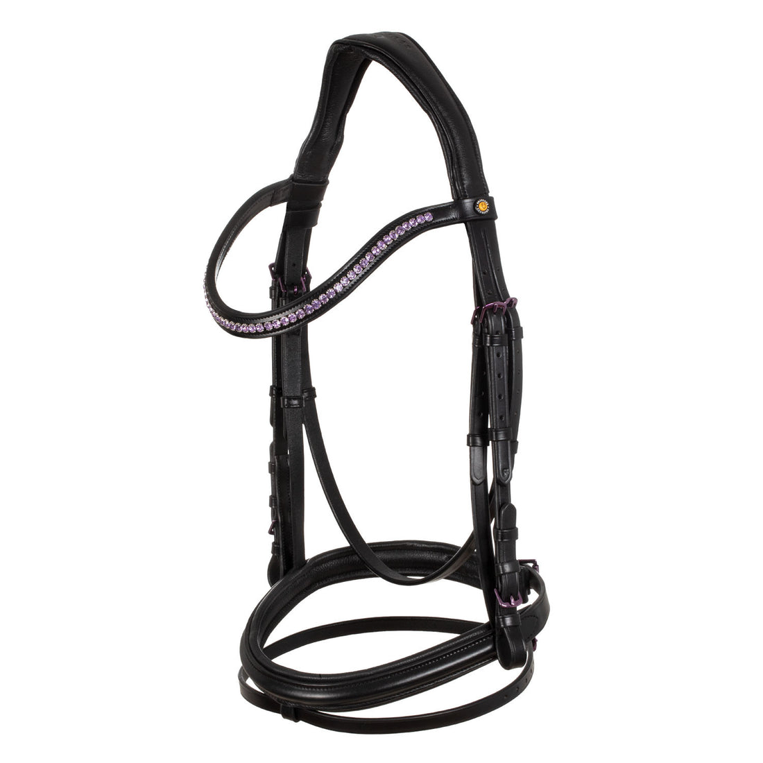 ANATOMIC LEATHER BRIDLE BLACK FITTING.