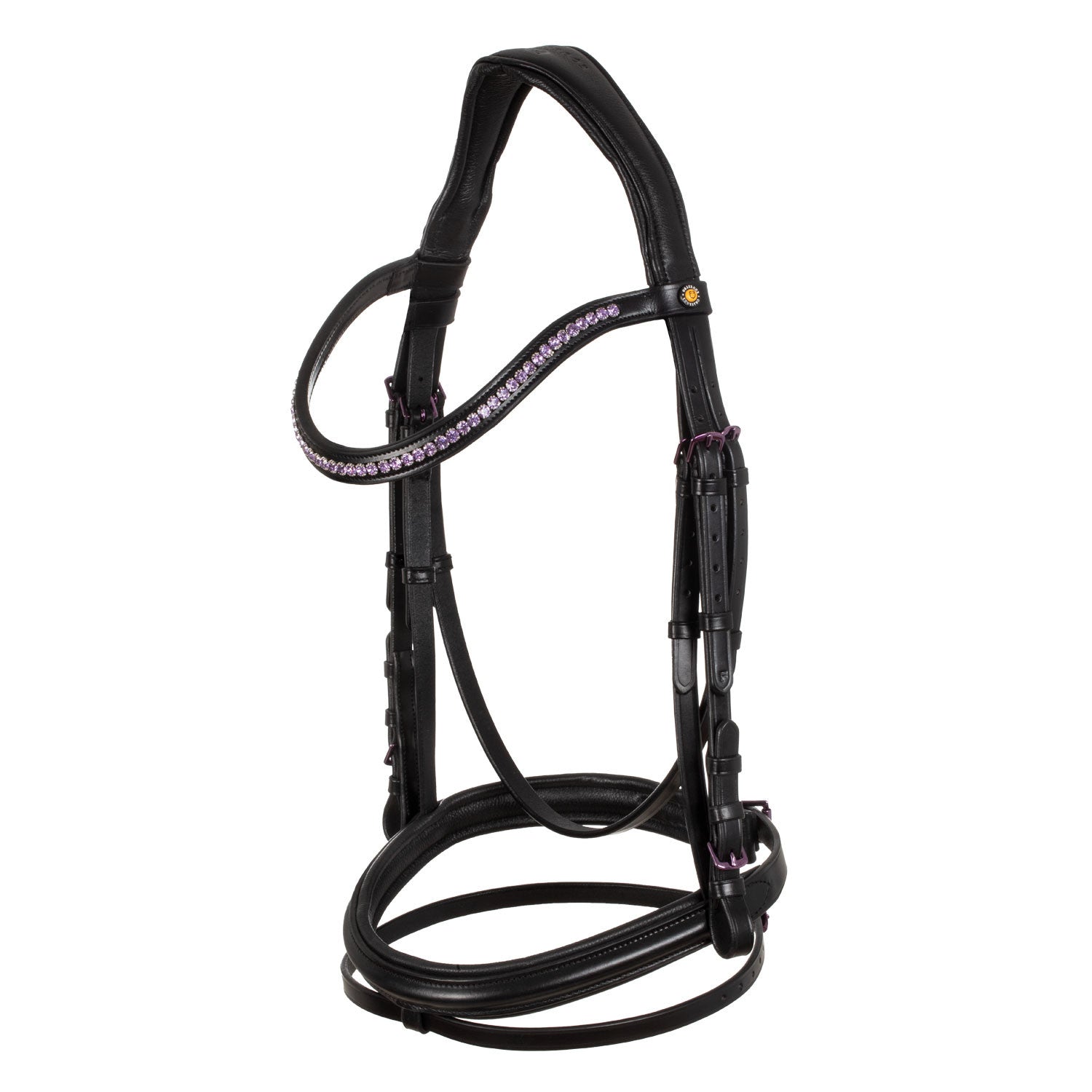 ANATOMIC LEATHER BRIDLE BLACK FITTING.