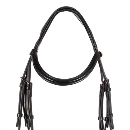 ANATOMIC LEATHER BRIDLE BLACK FITTING