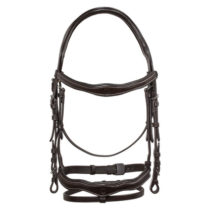 Anatomical bridle with logo