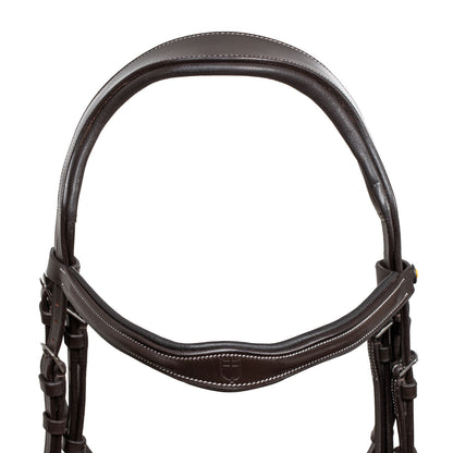 Anatomical bridle with logo