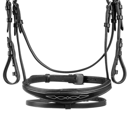 Bridle in soft stitched leather